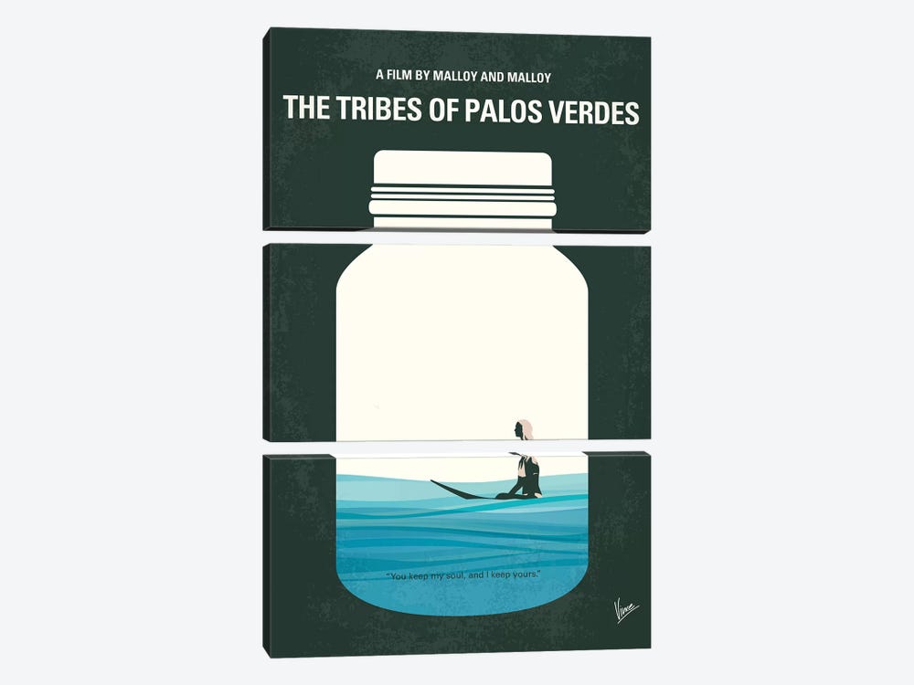 The Tribes Of Palos Verdes Minimal Movie Poster by Chungkong 3-piece Art Print