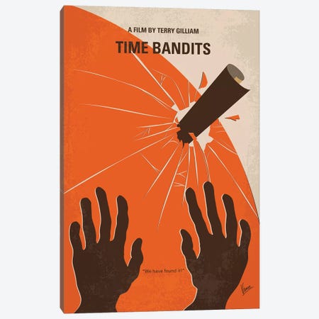 Time Bandits Minimal Movie Poster Canvas Print #CKG1198} by Chungkong Canvas Artwork