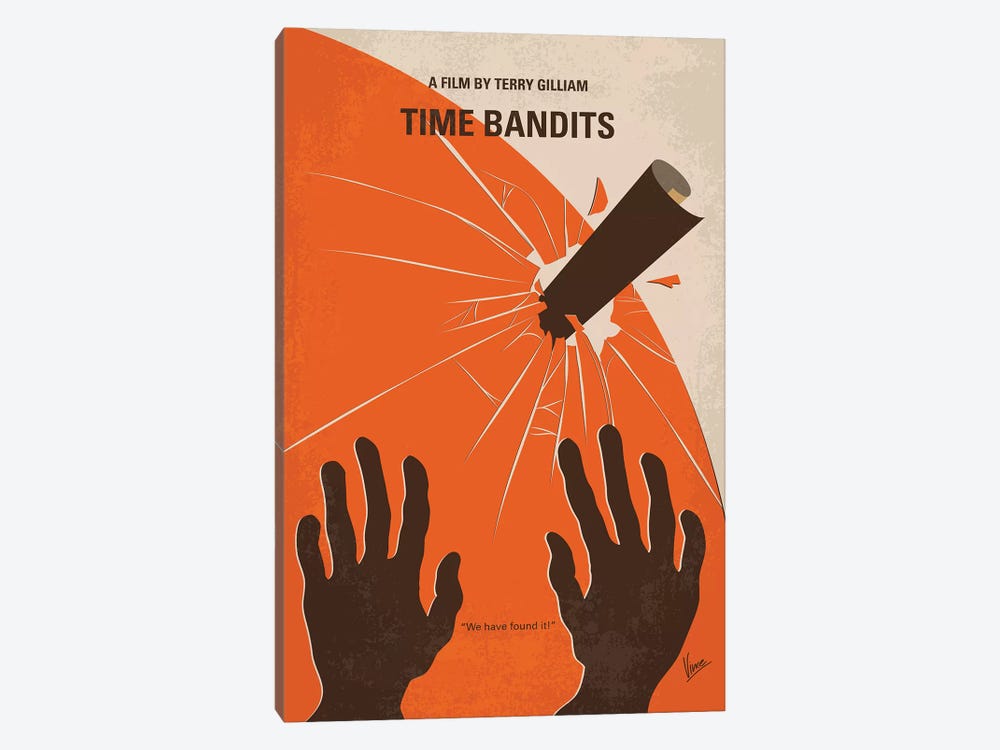 Time Bandits Minimal Movie Poster by Chungkong 1-piece Canvas Art Print