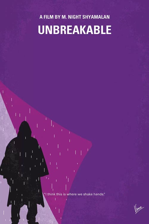 Unbreakable Minimal Movie Poster