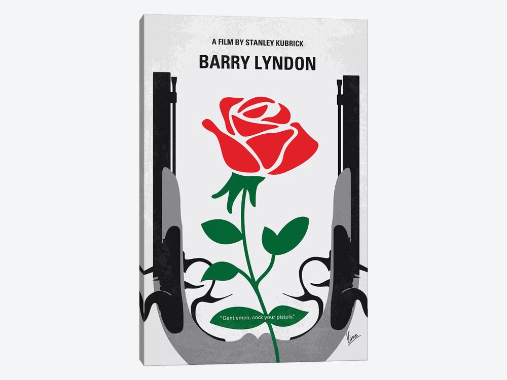 My Barry Lyndon Minimal Movie Poster by Chungkong 1-piece Canvas Wall Art