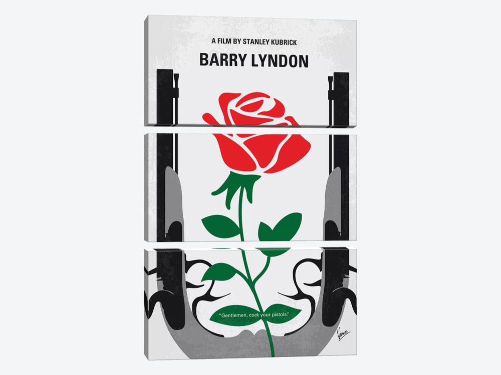 My Barry Lyndon Minimal Movie Poster by Chungkong 3-piece Canvas Art