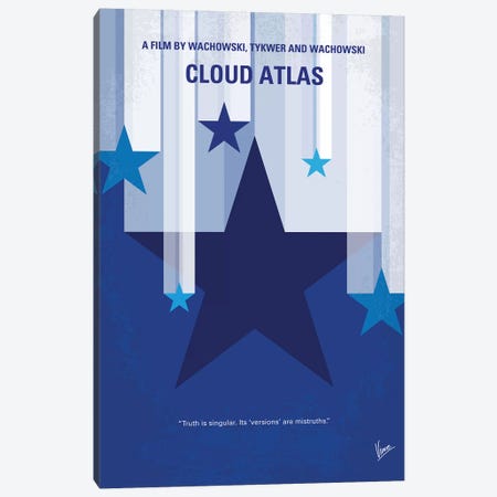 My Cloud Atlas Minimal Movie Poster Canvas Print #CKG1210} by Chungkong Art Print