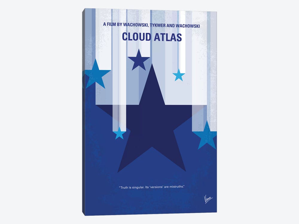 My Cloud Atlas Minimal Movie Poster by Chungkong 1-piece Canvas Print