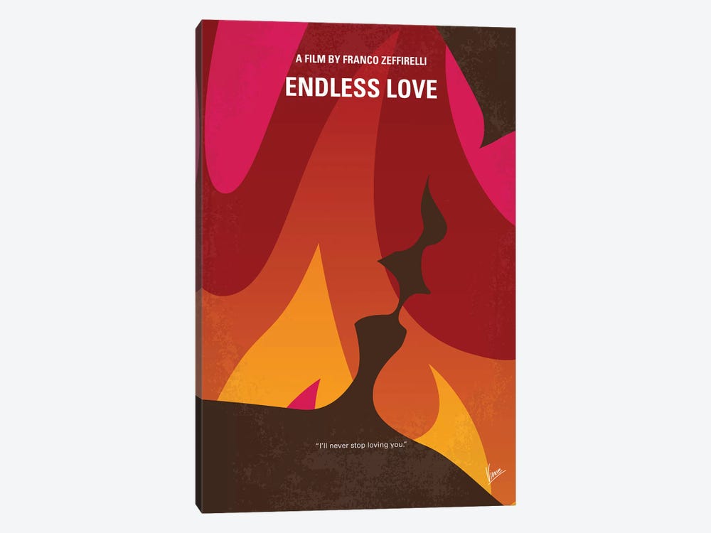 My Endless Love Minimal Movie Poster by Chungkong 1-piece Canvas Wall Art