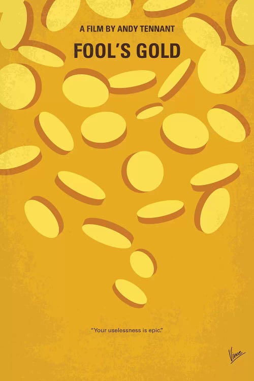 My Fools Gold Minimal Movie Poster