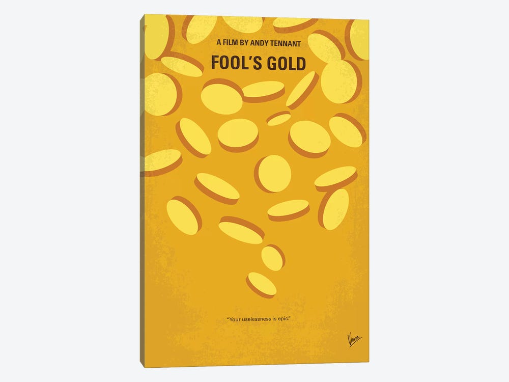 My Fools Gold Minimal Movie Poster by Chungkong 1-piece Art Print