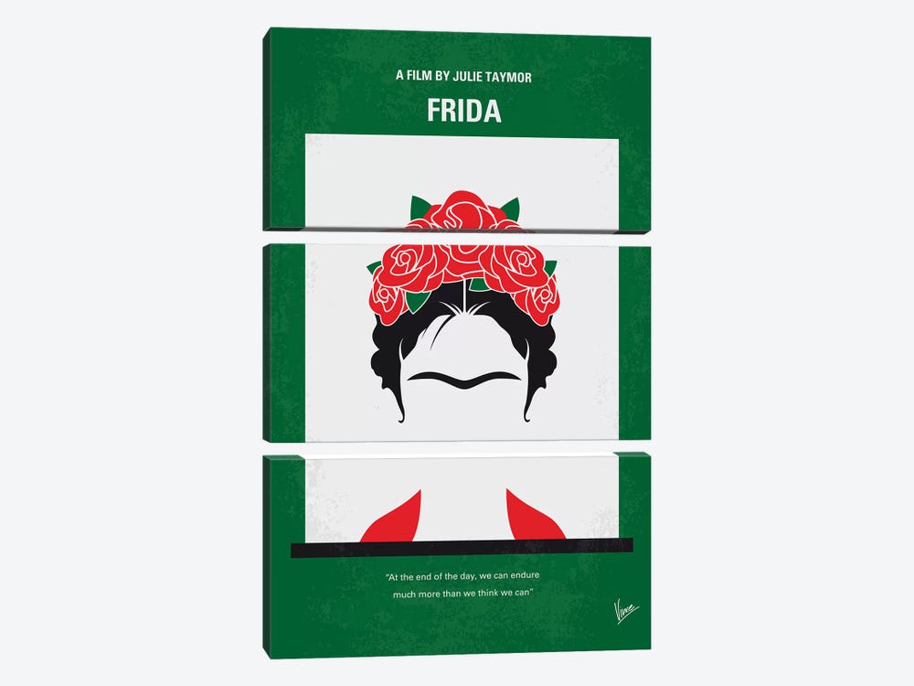 My Frida Minimal Movie Poster by Chungkong 3-piece Canvas Artwork