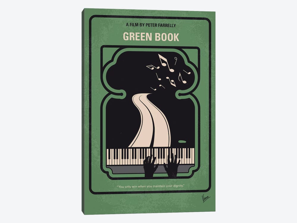 Green Book Minimal Movie Poster by Chungkong 1-piece Art Print