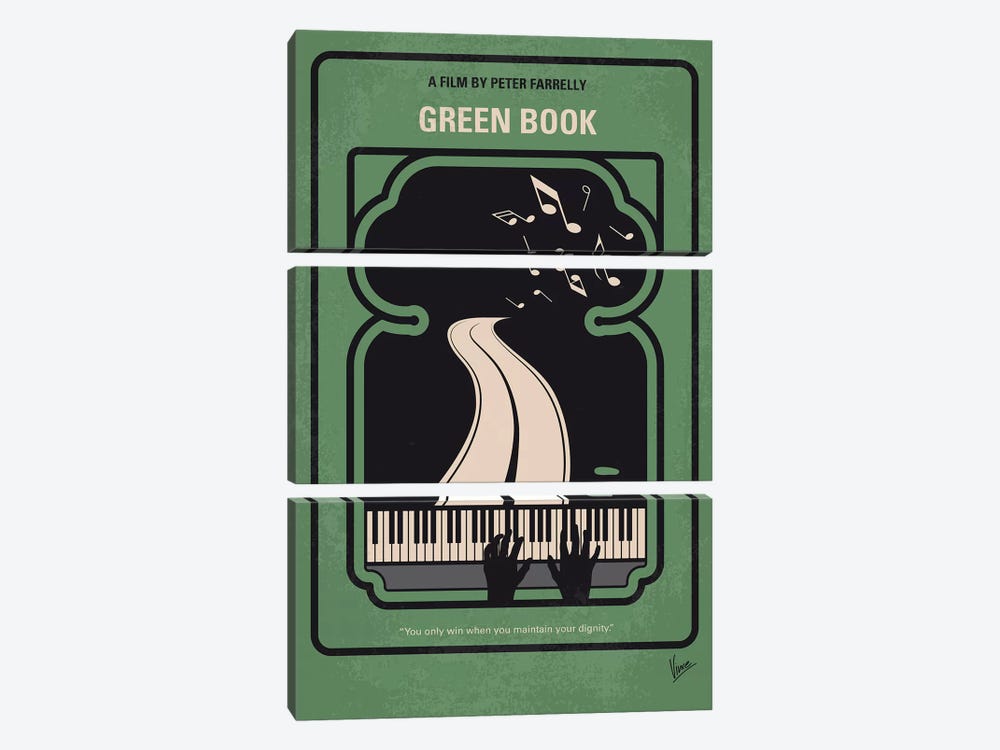 Green Book Minimal Movie Poster by Chungkong 3-piece Art Print