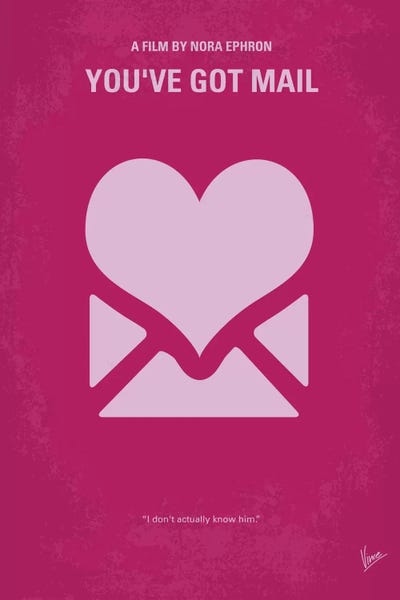 You Ve Got Mail Minimal Movie Poster Art Print By Chungkong Icanvas