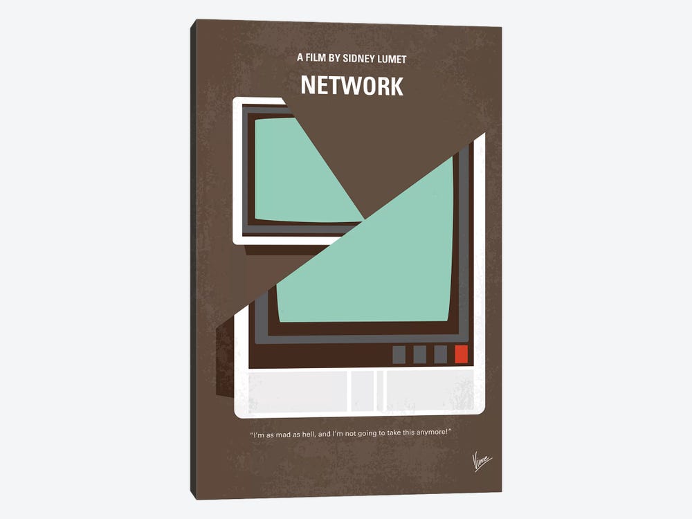 My Network Minimal Movie Poster by Chungkong 1-piece Canvas Art