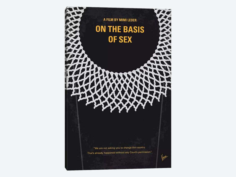My On The Basis Of Sex Minimal Movie Poster by Chungkong 1-piece Art Print