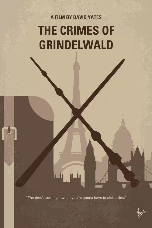 My The Crimes Of Grindelwald Minimal Movie Poster