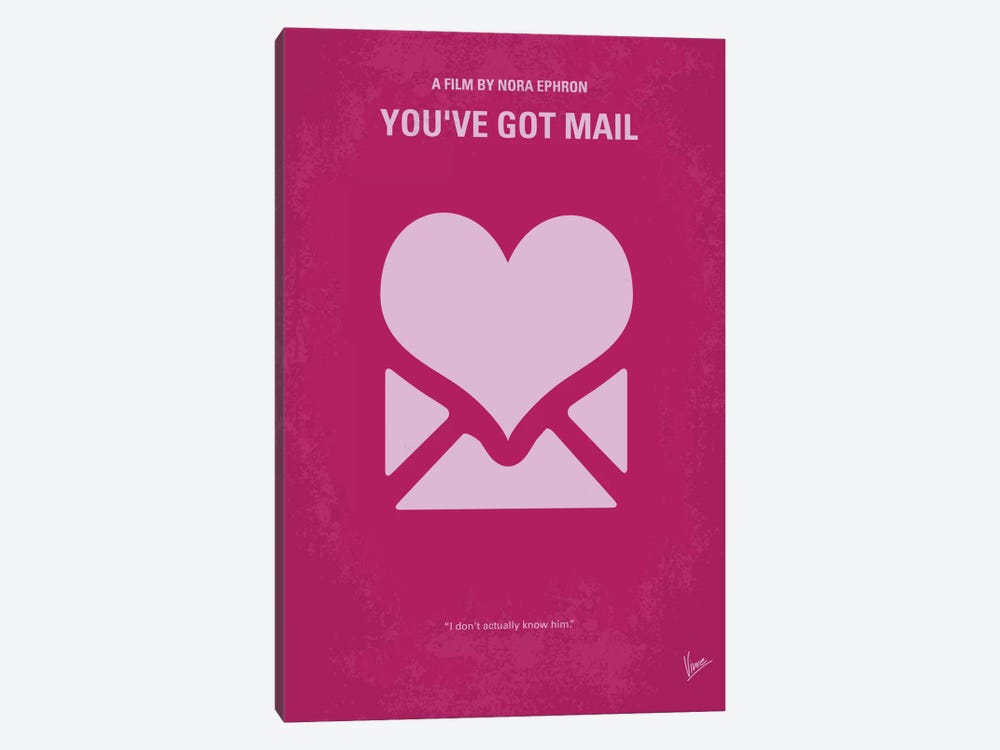 You Ve Got Mail Minimal Movie Poster Art Print By Chungkong Icanvas
