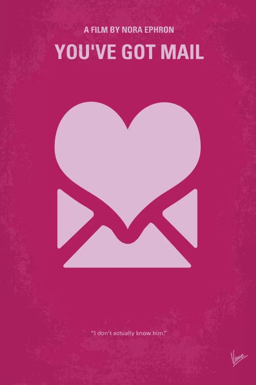 You've Got Mail Minimal Movie Poster by Chungkong wall art