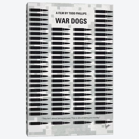 My War Dogs Minimal Movie Poster Canvas Print #CKG1230} by Chungkong Canvas Art Print