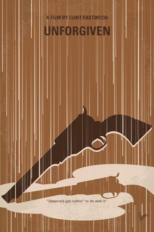 Unforgiven Minimal Movie Poster