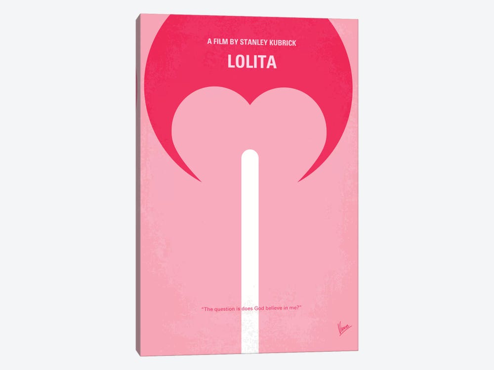 Lolita Minimal Movie Poster 1-piece Canvas Artwork