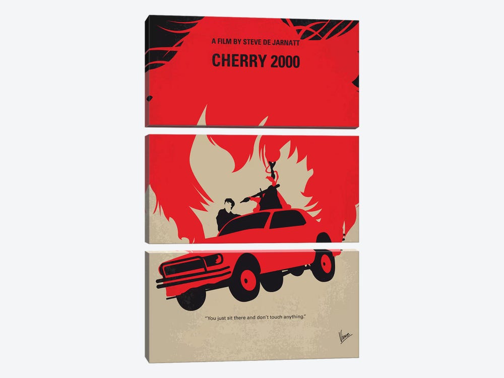 Cherry 2000 Minimal Movie Poster by Chungkong 3-piece Art Print
