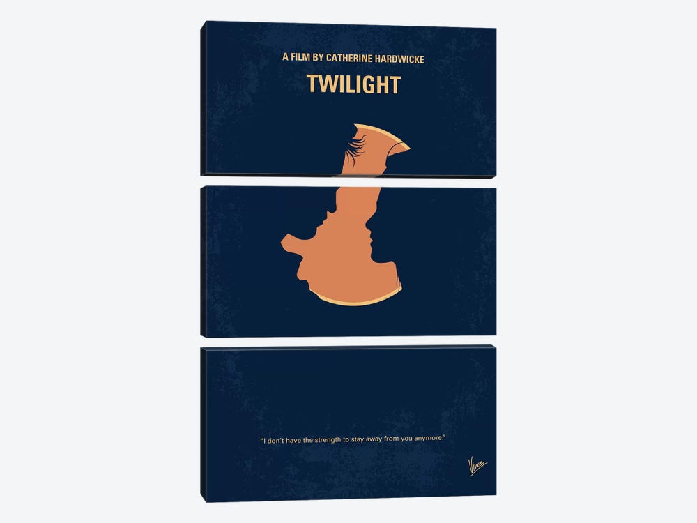 Twilight I Minimal Movie Poster by Chungkong 3-piece Canvas Artwork