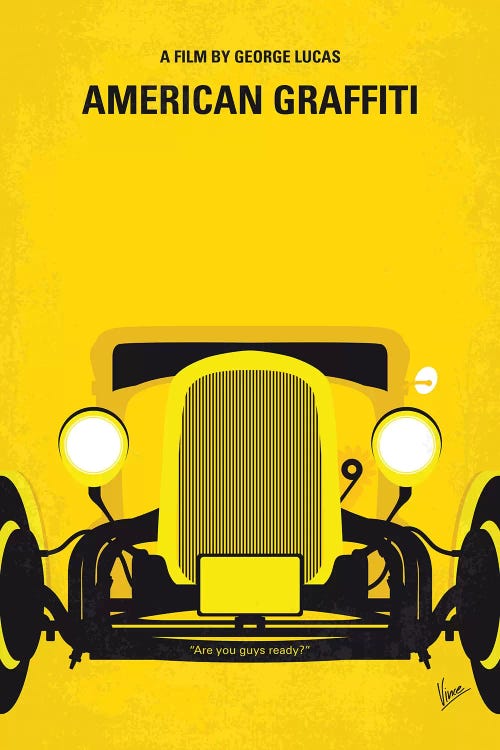 American Graffiti Minimal Movie Poster