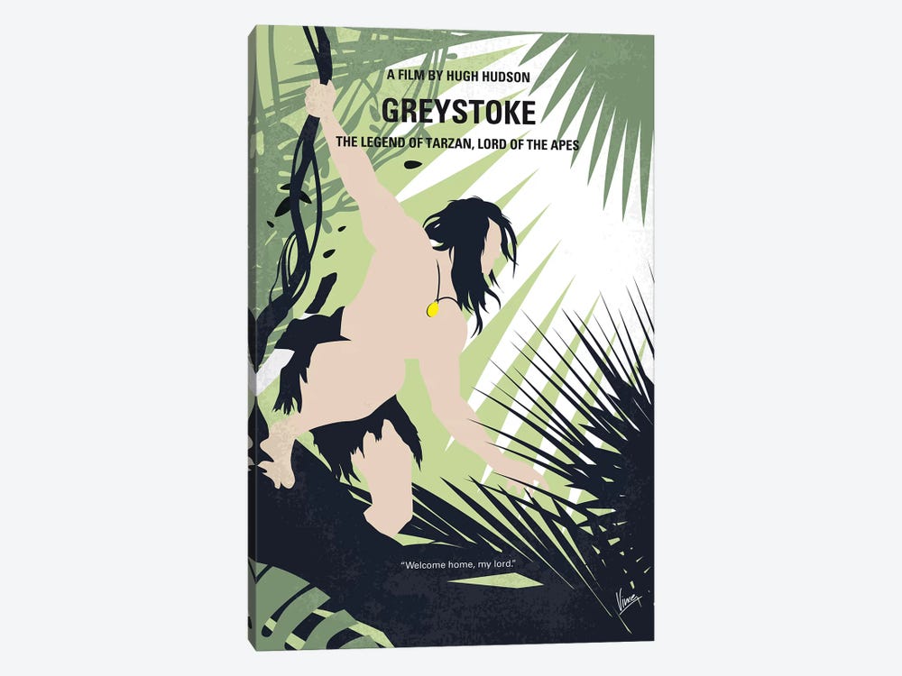 Greystoke Minimal Movie Poster by Chungkong 1-piece Art Print