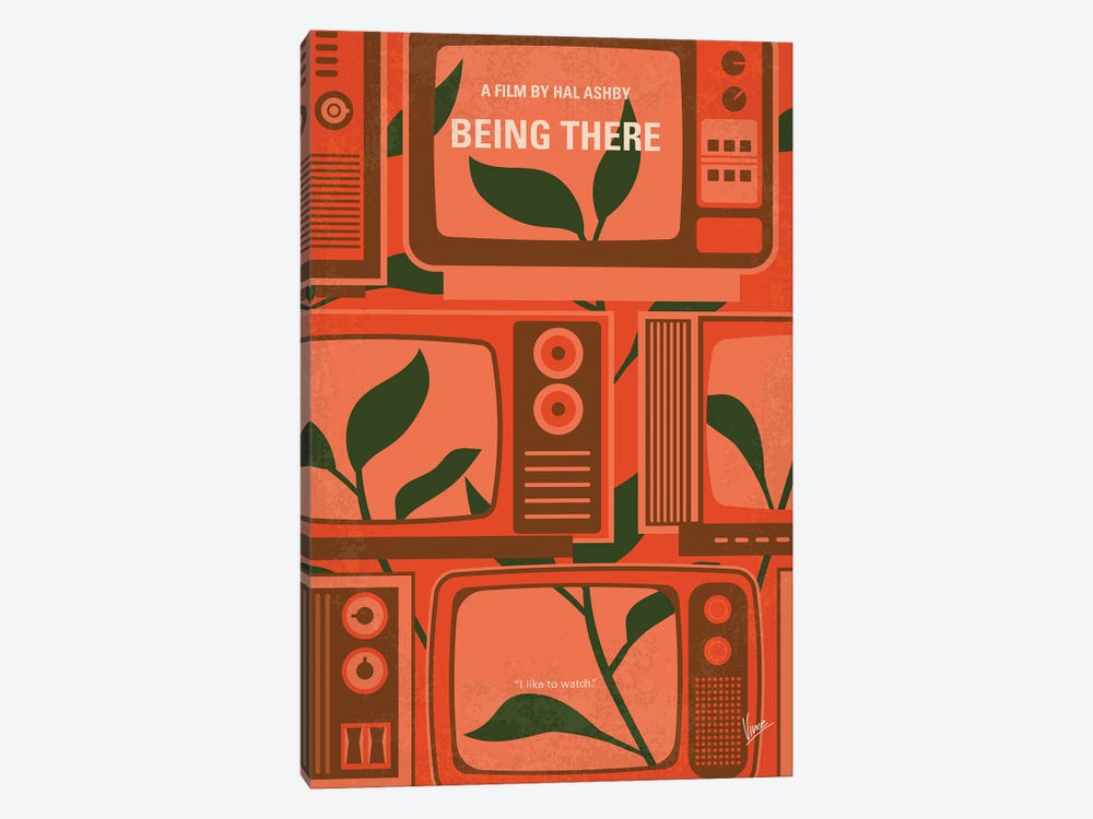 Being There Minimal Movie Poster by Chungkong 1-piece Canvas Artwork