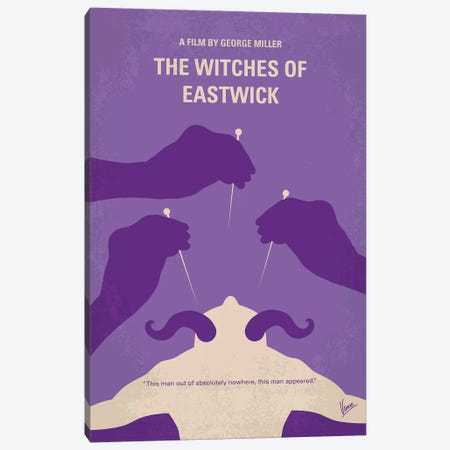 The Witches Of Eastwick Minimal Movie Poster Canvas Print #CKG1281} by Chungkong Canvas Wall Art
