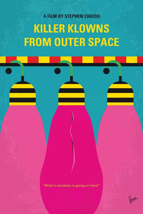 Killer Klowns From Outer Space Minimal Movie Poster