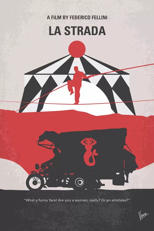 La Strada Minimal Movie Poster