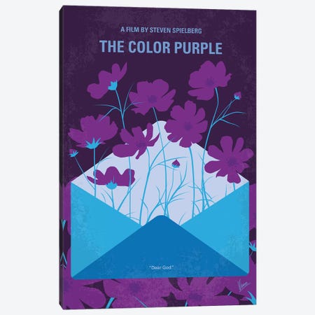 The Color Purple Minimal Movie Poster Canvas Print #CKG1293} by Chungkong Art Print