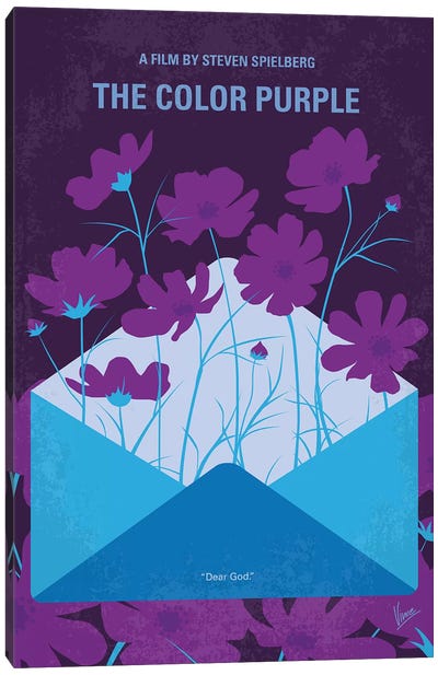 The Color Purple Minimal Movie Poster Canvas Art Print