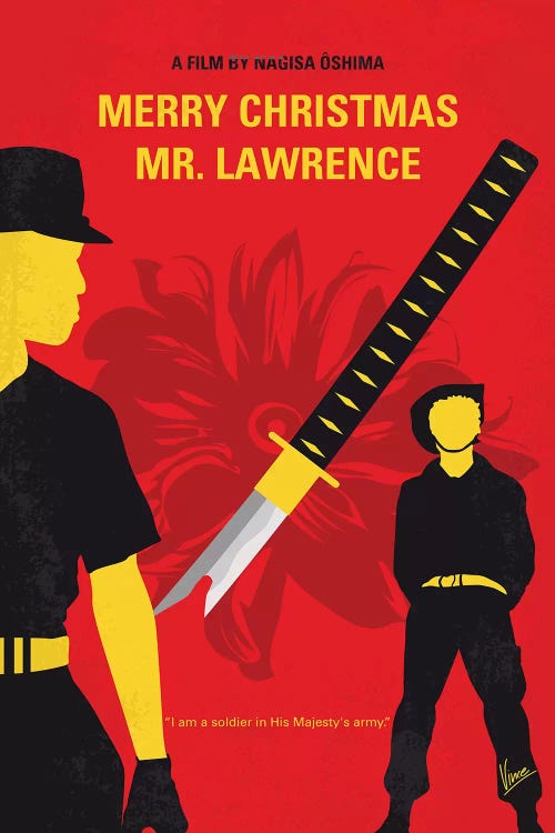 Merry Christmas Mr Lawrence Minimal Movie Poster