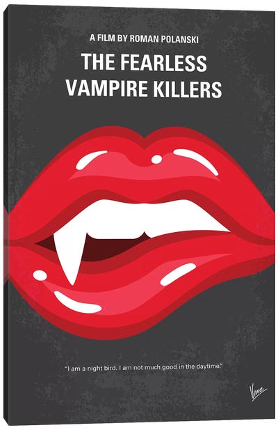 The Fearless Vampire Killers Minimal Movie Poster Canvas Art Print