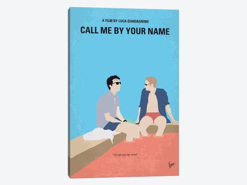 Call Me By Your Name Minimal Movie Poster Canvas Artwork Chungkong