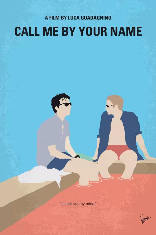 Call Me By Your Name Minimal Movie Poster