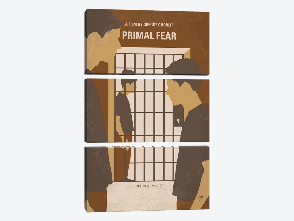 Primal Fear Minimal Movie Poster by Chungkong 3-piece Art Print