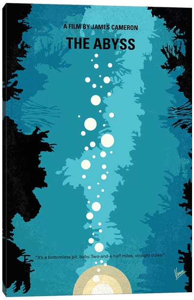 The Abyss Minimal Movie Poster Canvas Art Print