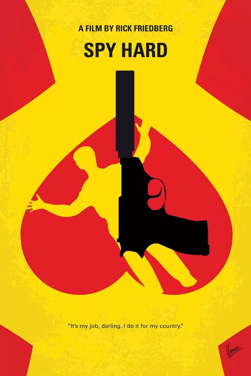 Spy Hard Minimal Movie Poster