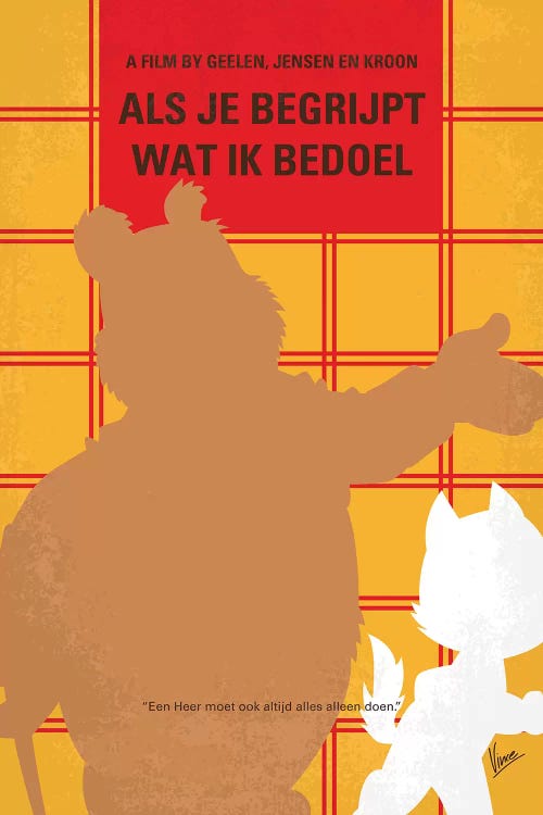 Als Je Begrijpt Wat Ik Bedoel Minimal Movie Poster