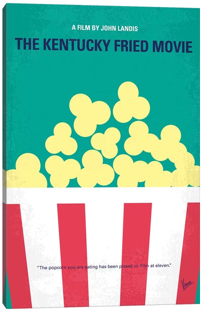 The Kentucky Fried Movie Minimal Movie Poster Canvas Art Print