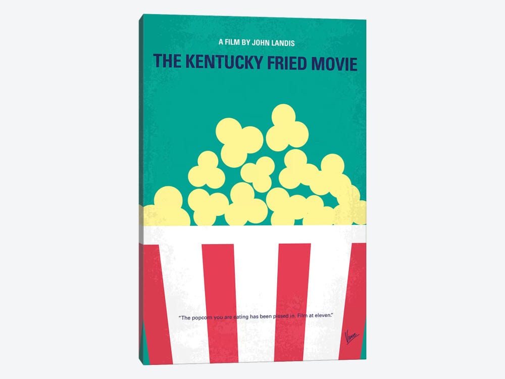 The Kentucky Fried Movie Minimal Movie Poster by Chungkong 1-piece Canvas Artwork