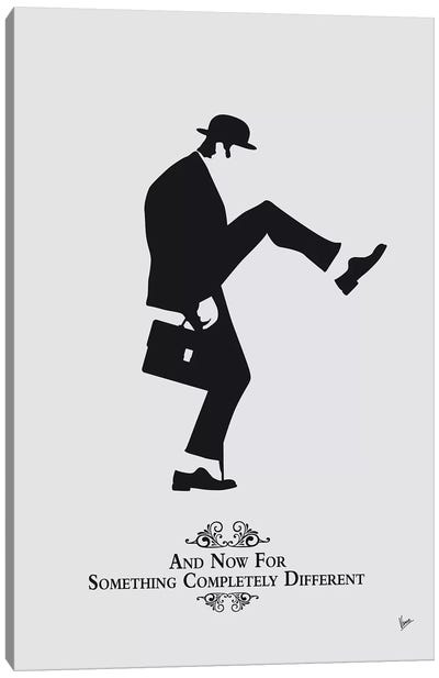 My Silly Walk Poster IV Canvas Art Print - Chungkong - Minimalist Movie Posters