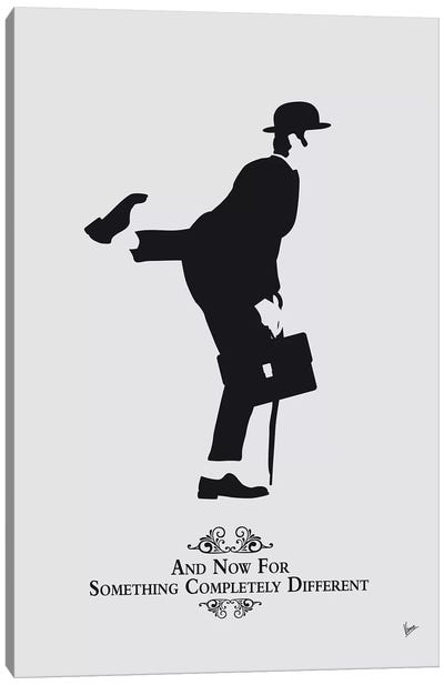 My Silly Walk Poster V Canvas Art Print - Monty Python