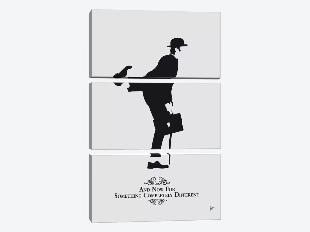 My Silly Walk Poster V by Chungkong 3-piece Canvas Artwork