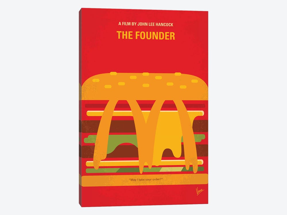 My The Founder Minimal Movie Poster by Chungkong 1-piece Art Print
