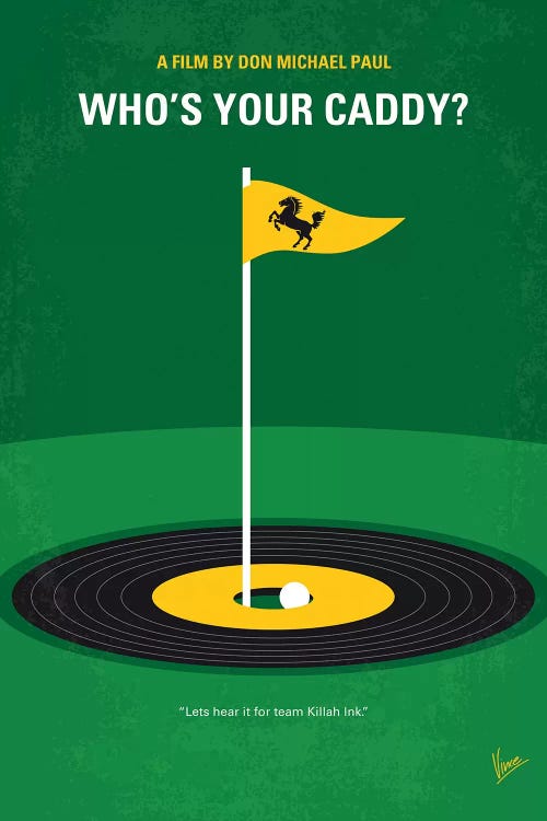 My Whos Your Caddy Minimal Movie Poster