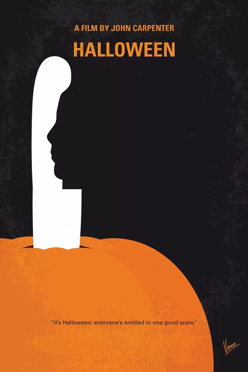 My Halloween Minimal Movie Poster by Chungkong wall art