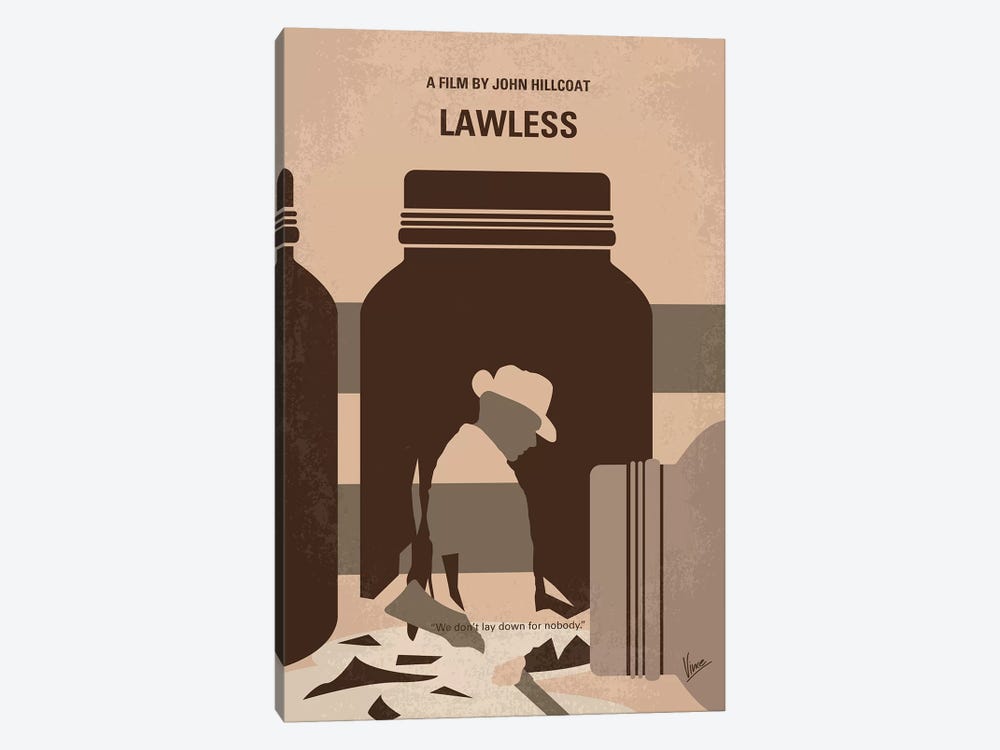 My Lawless Minimal Movie Poster by Chungkong 1-piece Canvas Art